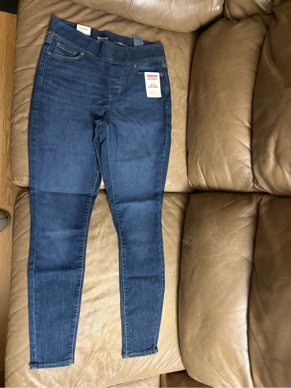 Signature by Levi Strauss Dark Blue Skinny Jeans
